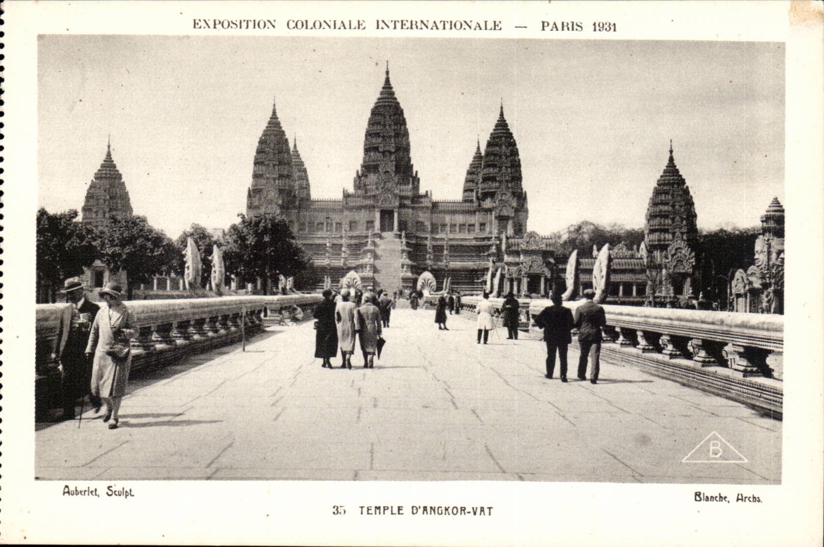 Paris - Exposition Coloniale Internationale 1931 - Temple D'Angkor Wat 