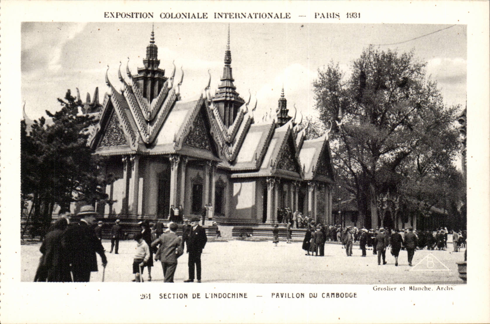 Paris - Exposition Coloniale Internationale 1931 - Section L'Indochine - Cambodge - CPA 