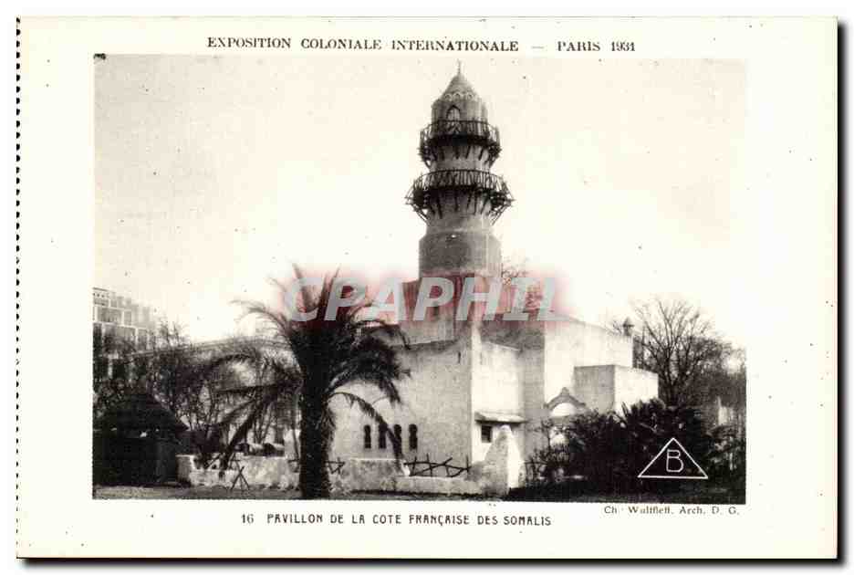 Paris - Exposition Coloniale Internationale 1931 - Cote Francaise Somalis - Somalia - CPA 
