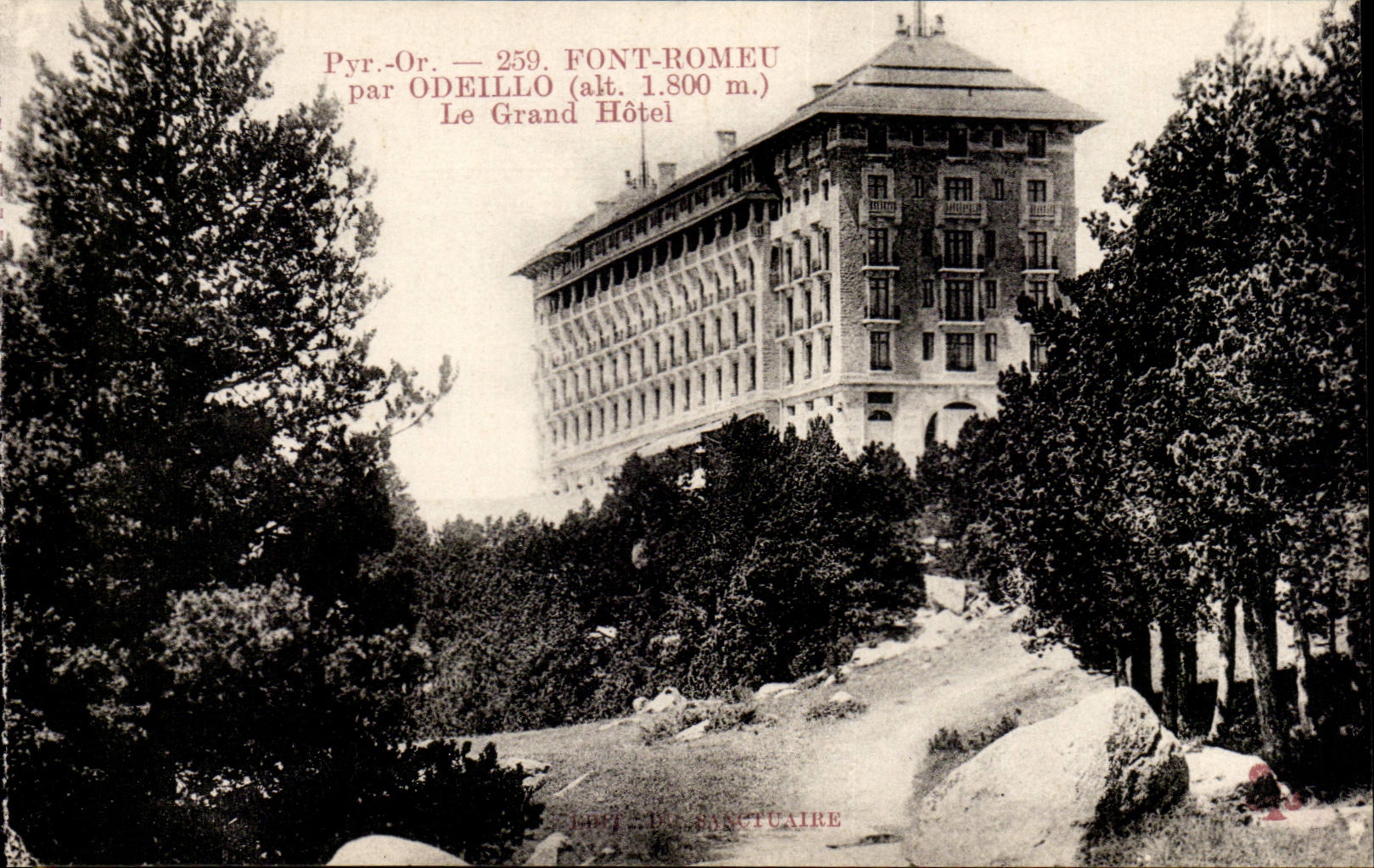 Font Romeu - Ermitage - par Odeillo - Le Grand Hotel - CPA 
