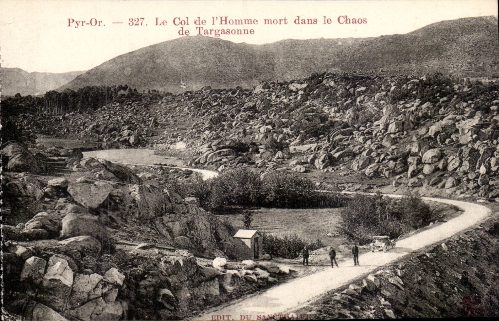 Le Col de L'Homme mort dans le Chaos de Tarasgasonne - CPA 
