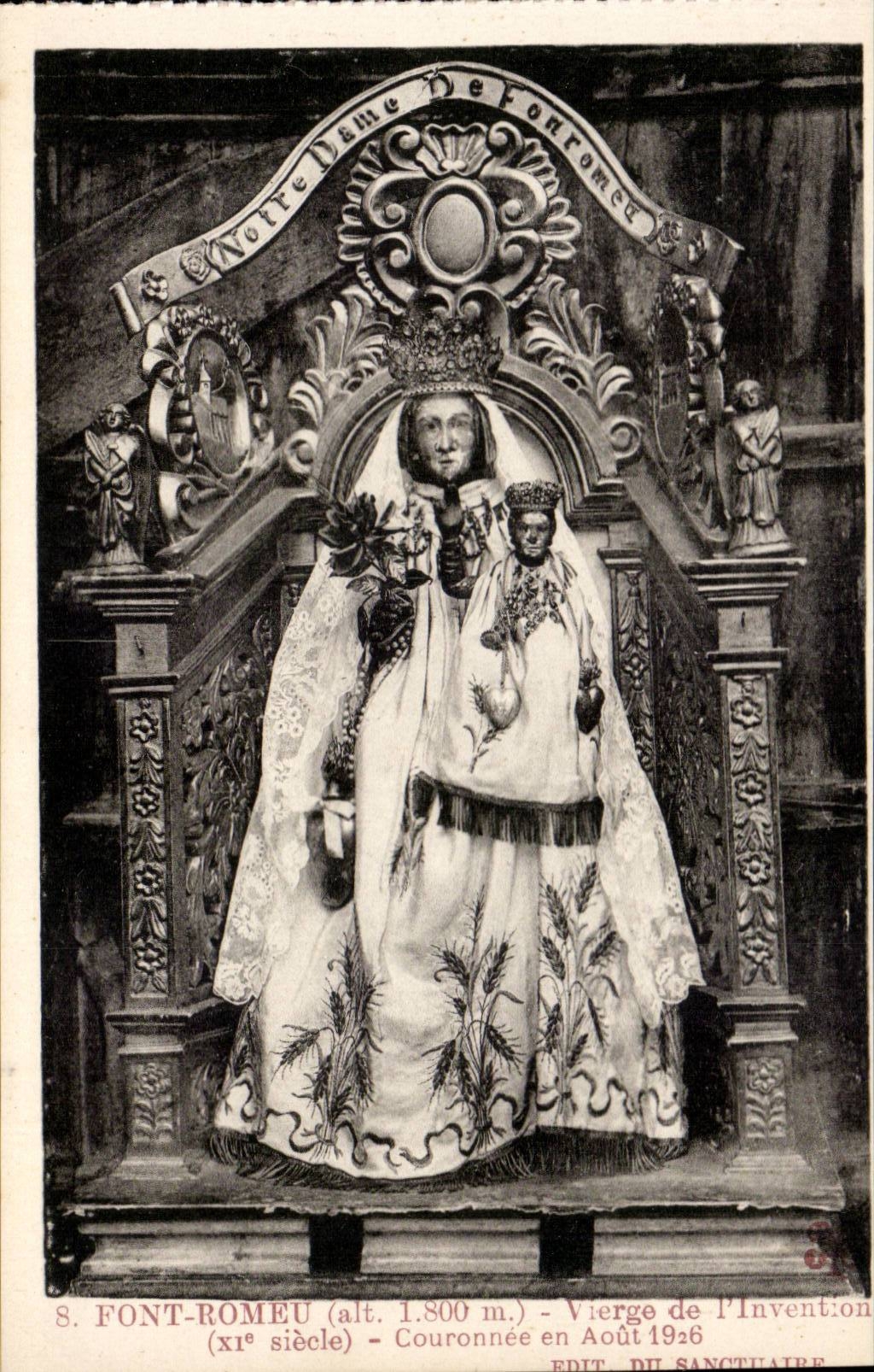 Font Romeu - La Vierge de la Invention - CPA 