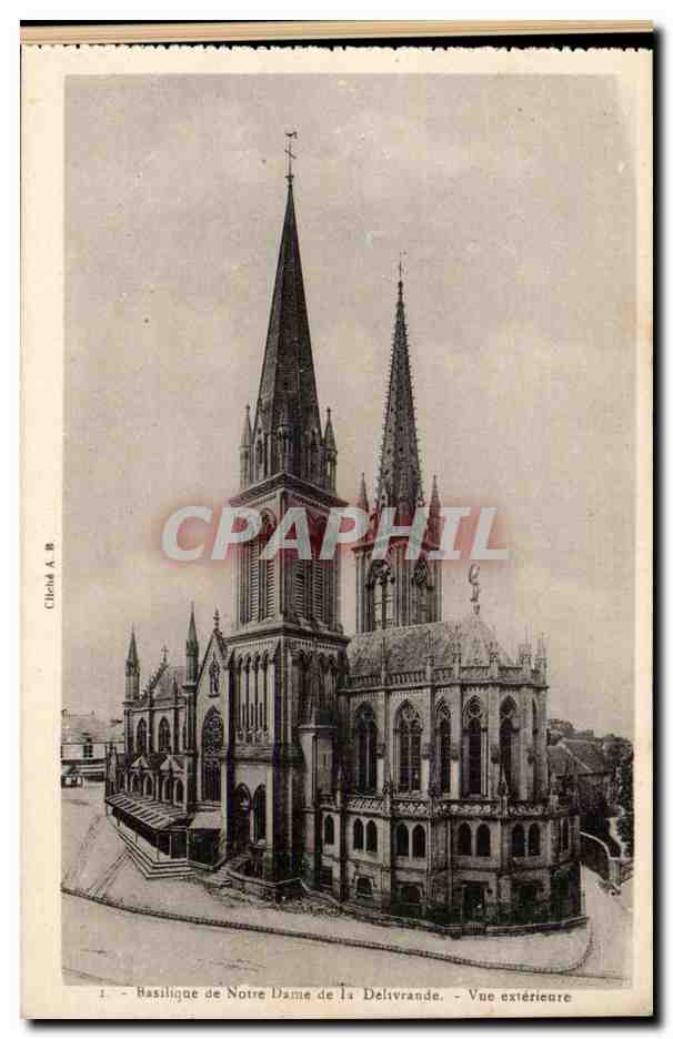 Basilique de Notre Dame de La Delivrande — Vue extérieure — Chlod A. n°1