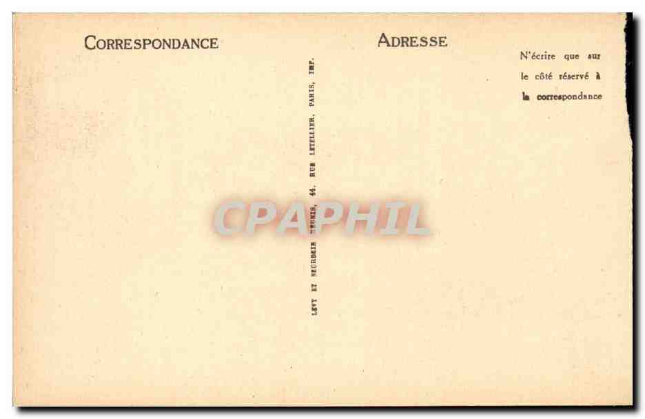 Clermont-Ferrand — Saint-Antoine et son cochon — G. J. — Verso