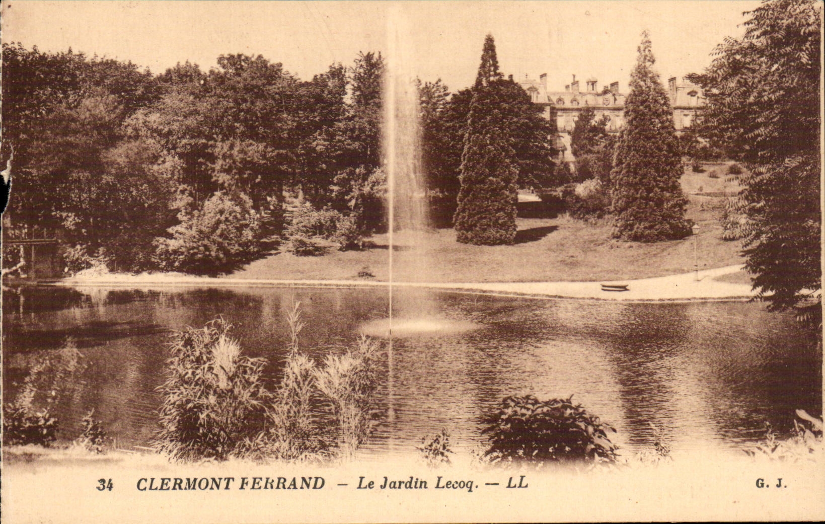 Clermont Ferrand - Le Jardin Lecoq - CPA 