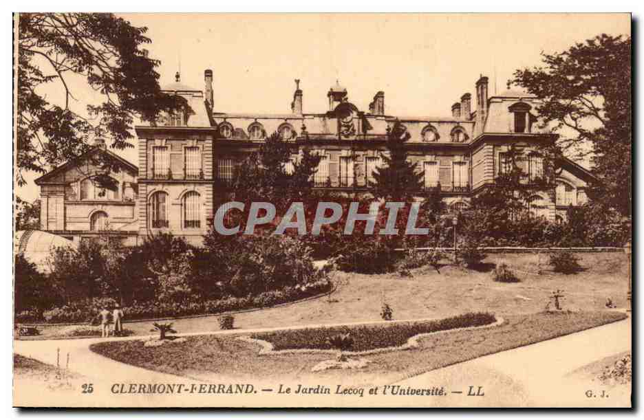 Clermont-Ferrand — Le Jardin Lecoq et l'Université — LL