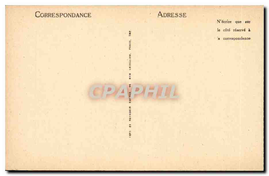 Clermont Ferrand - Rue des Gras et La Cathedrale - CPA  — Rückseite