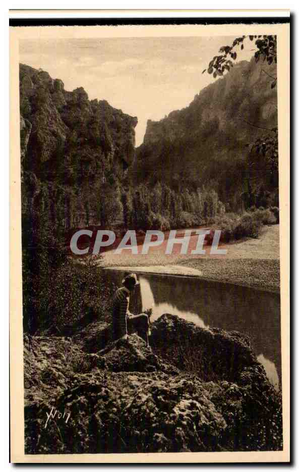 Les Gorges du Tarn - Les Detroits vu de l'Entree du Cirque de Beaumes - CPA 