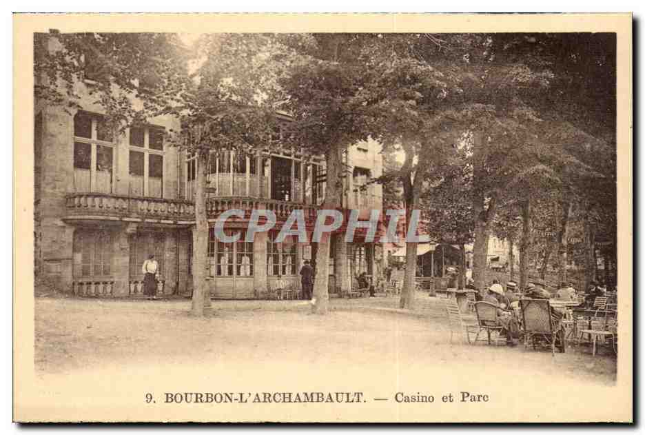 Bourbon - l'Archambault - Casino et Parc CPA 