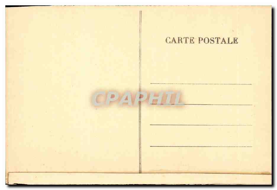 Bourbon - l'Archambault - Vue Generale des Ruines CPA  — Verso