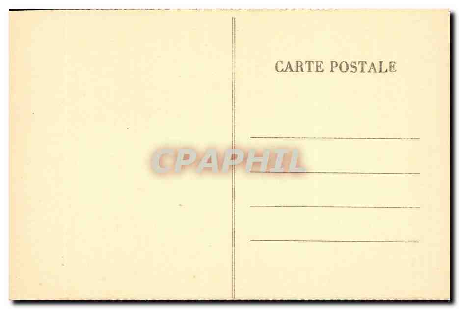 Bourbon - L'Archambault - Le Chateau - CPA  — Verso