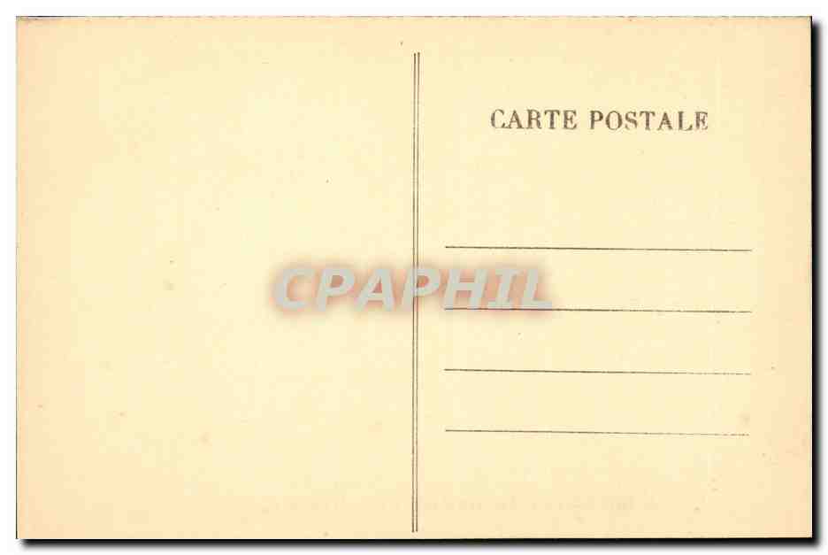 Bourbon - l'Archambault - Chaise a Porteur - CPA  — Verso