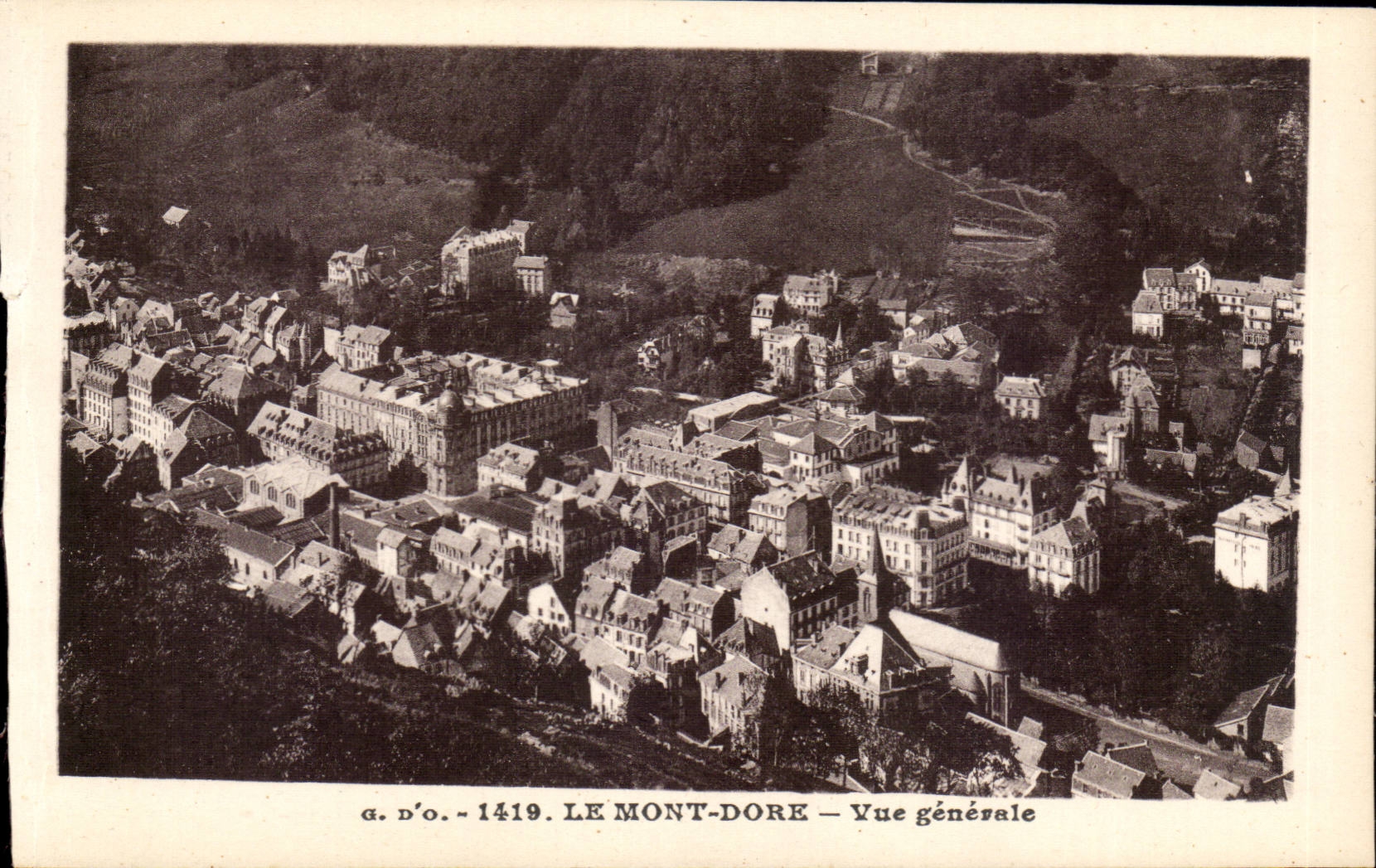Le Mont Dore - Vue Generale - CPA 