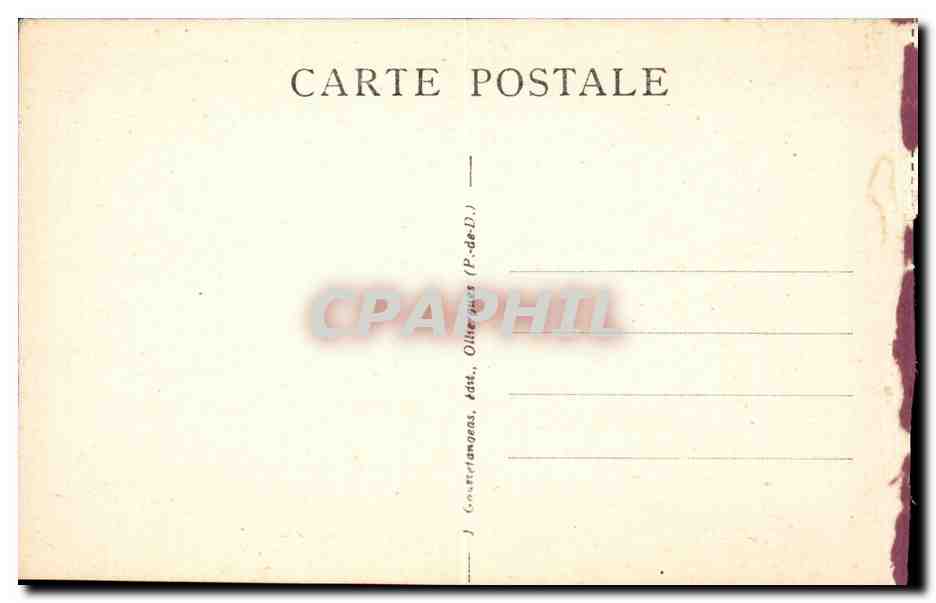 Le Mont Dore - Vue Generale - CPA  — Verso