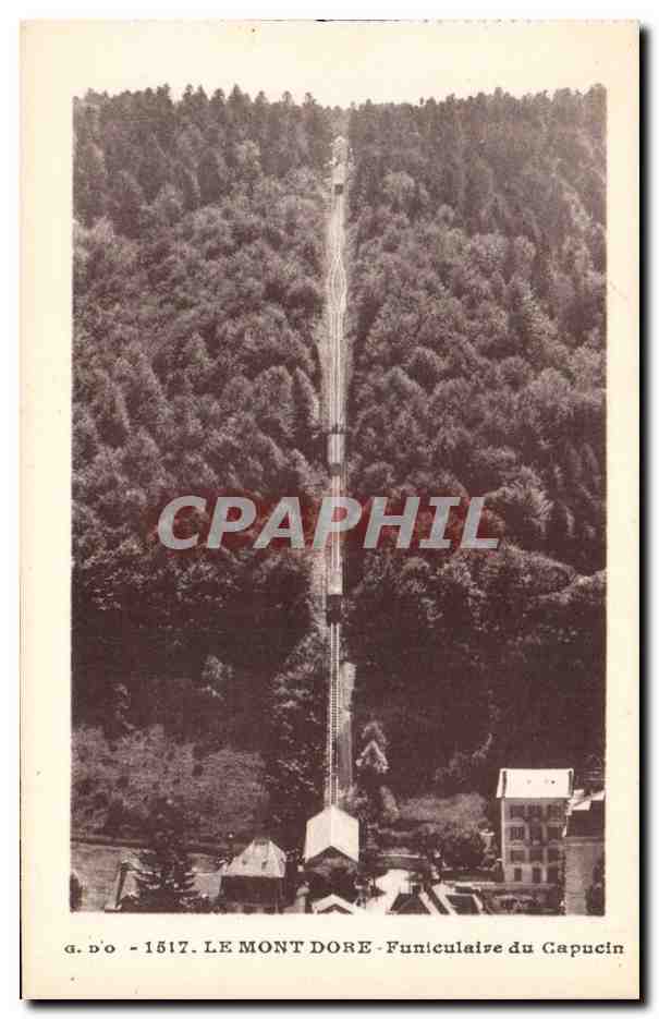 Le Mont Dore - Funiculaire du Capucin - CPA 