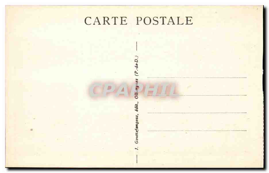 L'Auvergne — Crête de Coq — Rocher de la Rancune — Vallée de Chaudefourn — Verso