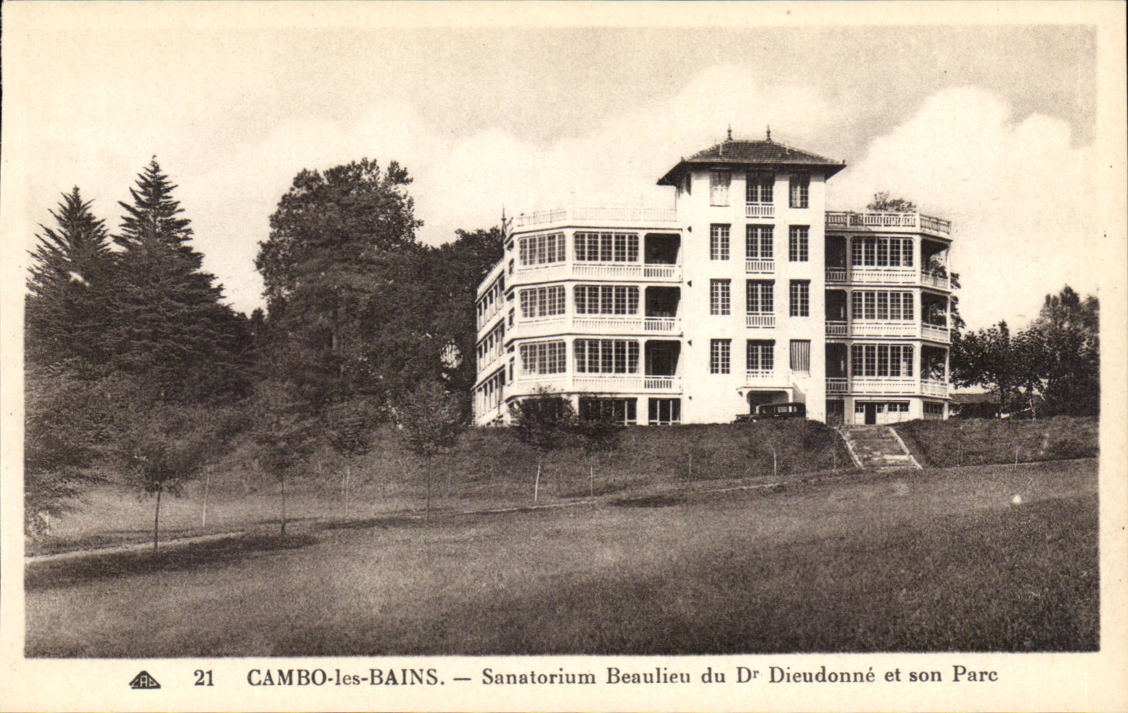 Cambo-les-Bains — Sanatorium Beaulieu du Dr Dieudonné et son Parc