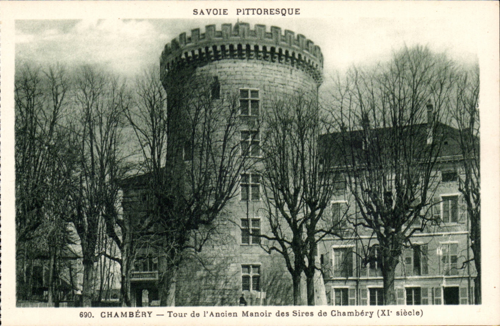 Chambéry — Tour de l'Ancien Manoir des Sires de Chambéry (XIe siècle)