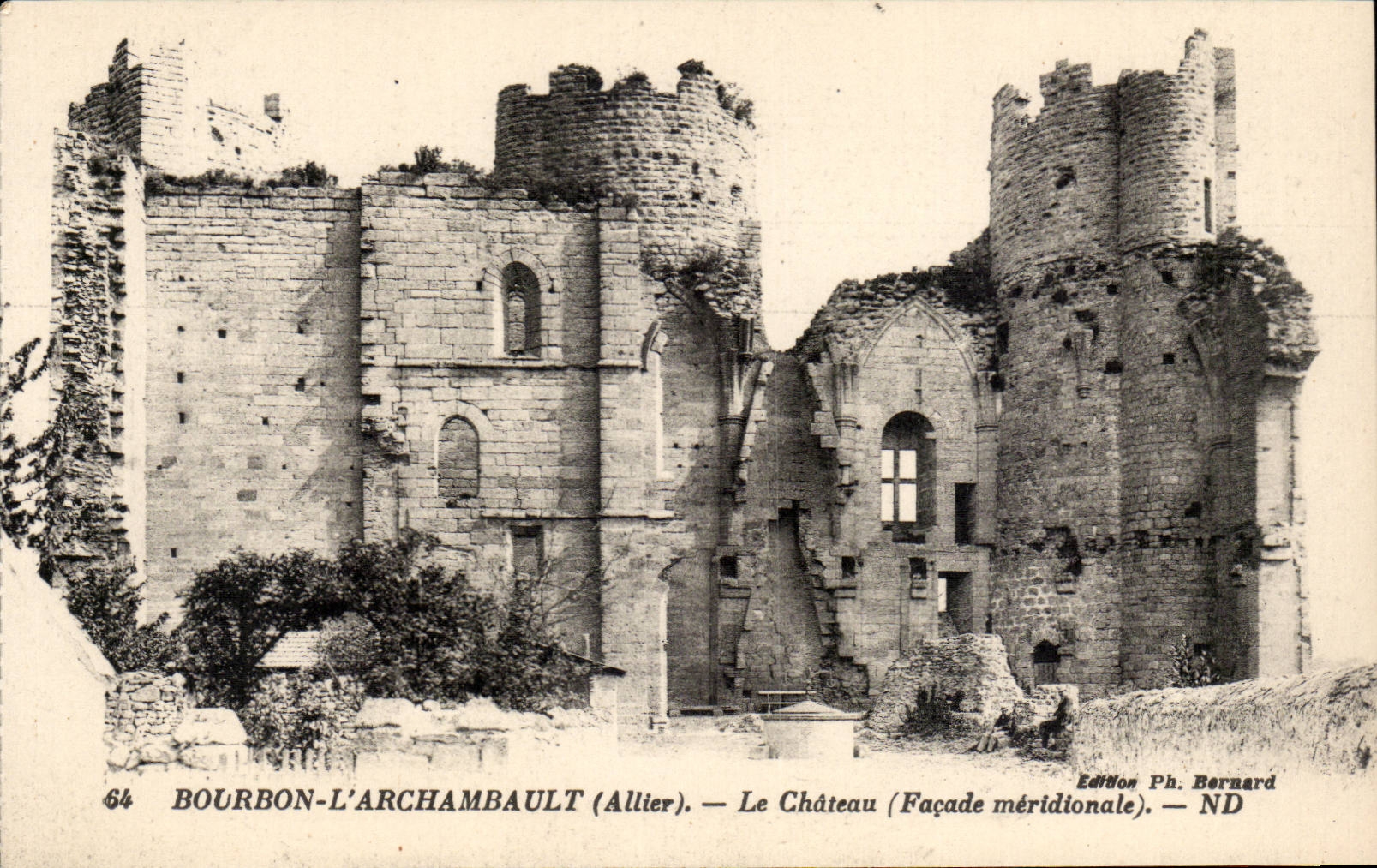 Bourbon l'Archambault CPA Le chateau