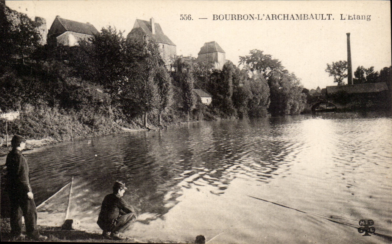 Bourbon l'Archambault CPA L'etang