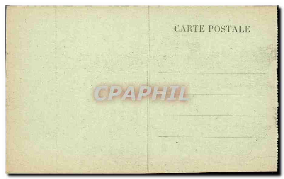 Bourbon l'Archambault CPA Vue poetique sur l'etang et le chateau — Verso