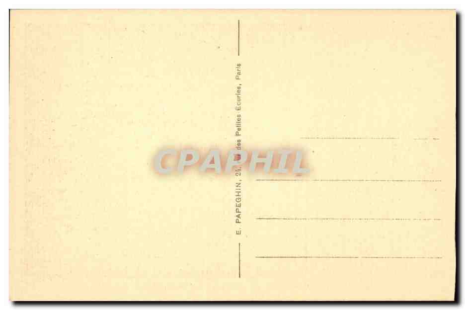 Versailles - Palais du Grand Trianon - La Facade - CPA  — Verso