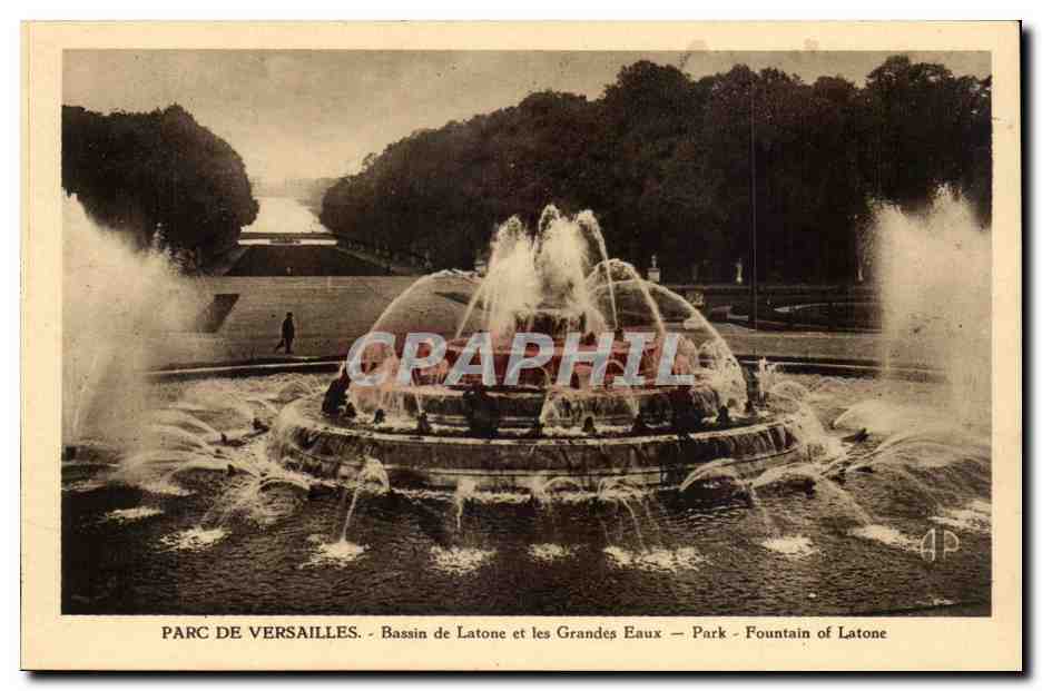 Versailles - Parc de Versailles - Le Bassin de Latone - Grandes Eaux - CPA 