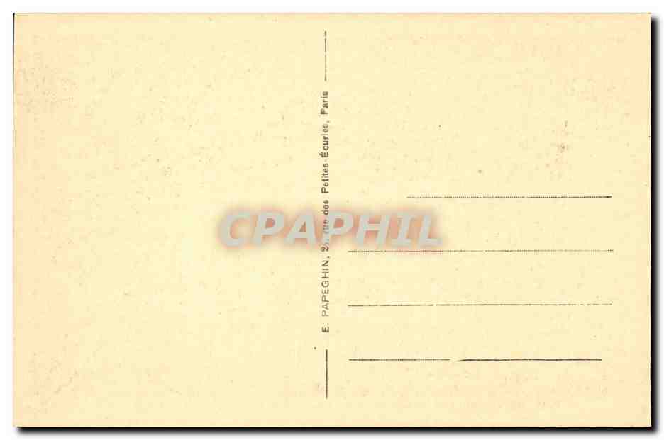 Versailles - Parc de Versailles - Le Bassin de Latone - Grandes Eaux - CPA  — Verso