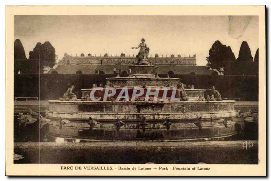 Versailles - Parc de Versailles - Le Bassin de Latone - CPA 