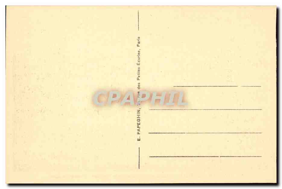 Parc de Versailles — Bassin du Char d'Apollon — Éditeur APD — Verso