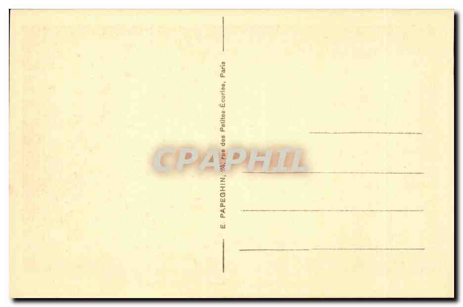 Versailles - Palais de Versailles - L'Orangerie CPA  — Verso