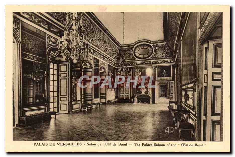 Versailles - Palais de Versailles - Le Salon de Oeuil de Boeuf - CPA 