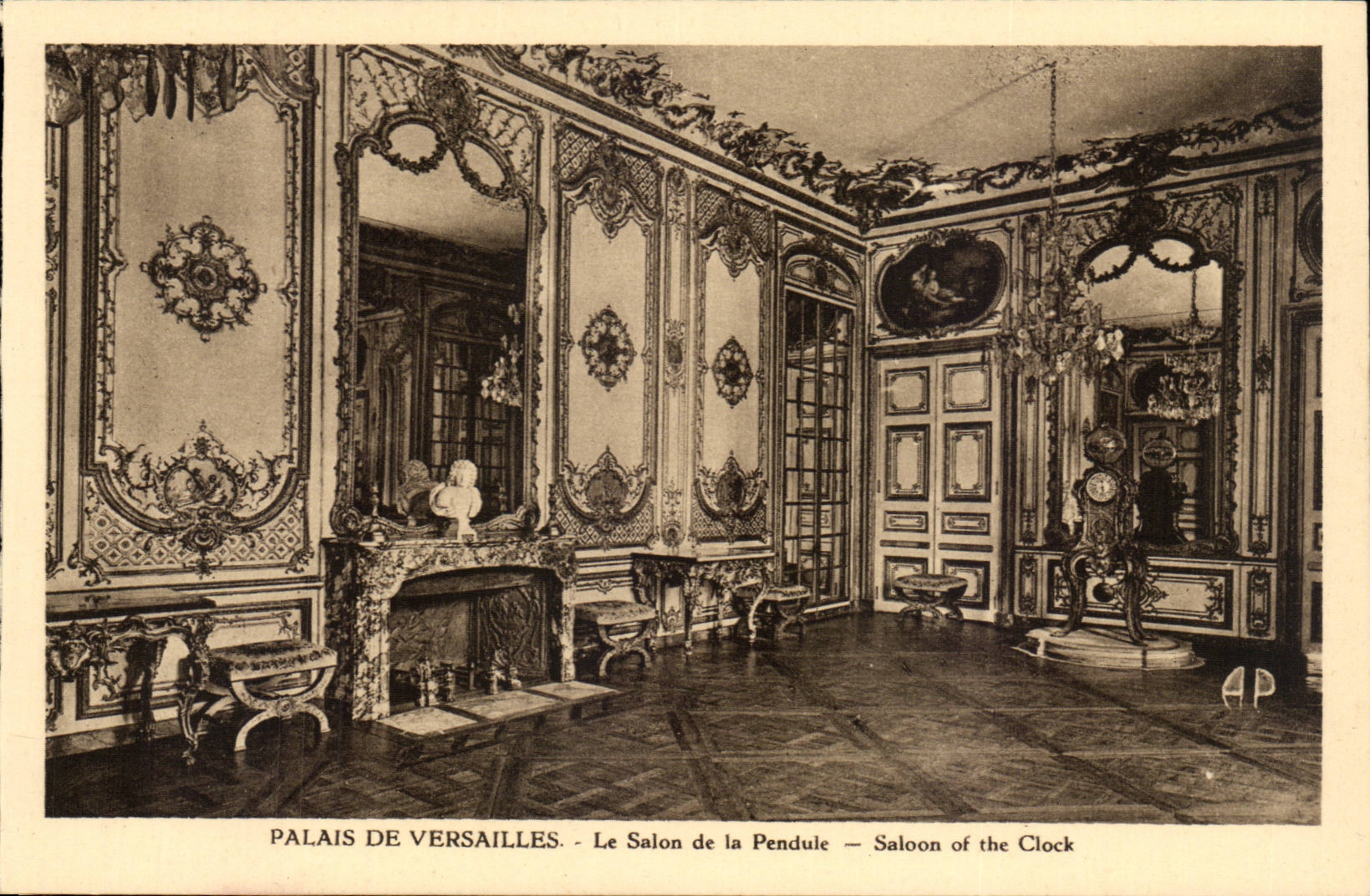 Versailles - Palais de Versailles - Le Salon de la Pendule - CPA 