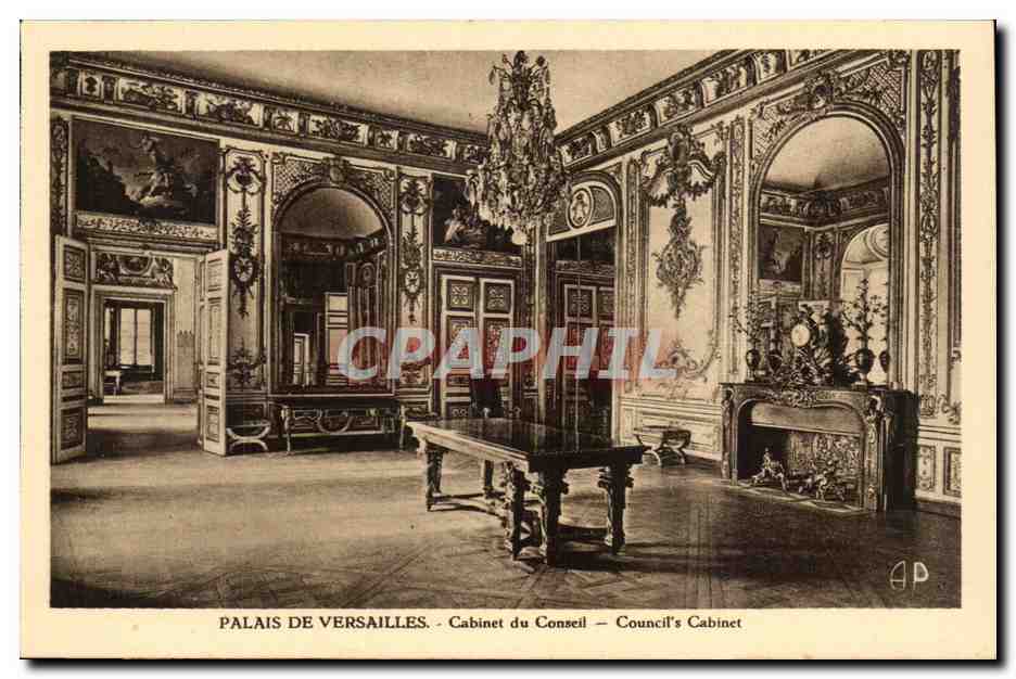 Versailles - Palais de Versailles - Cabinet du Conseil CPA 