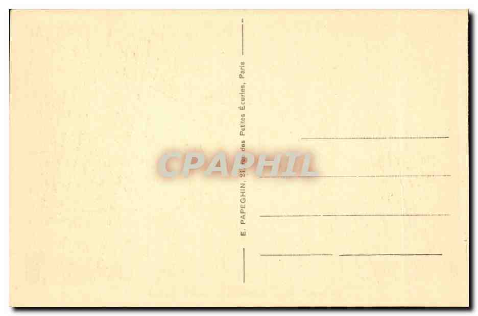 Versailles - Palais du Grand Trianon - Chambre a Coucher de la Reine d'Angleterre - CPA  — Verso