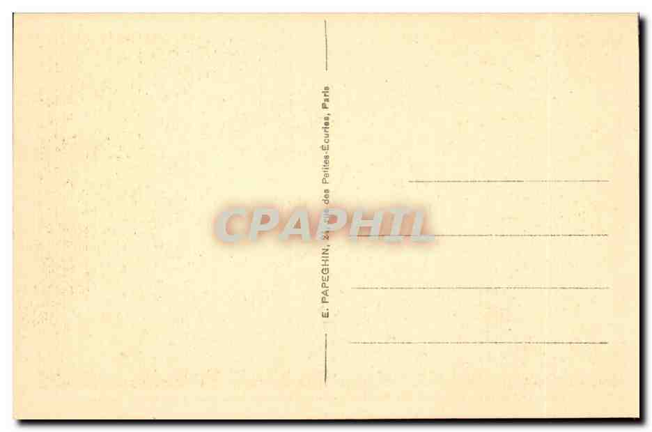Versailles - Parc du Petit Trianon - Le Pavillon Francais - CPA  — Verso