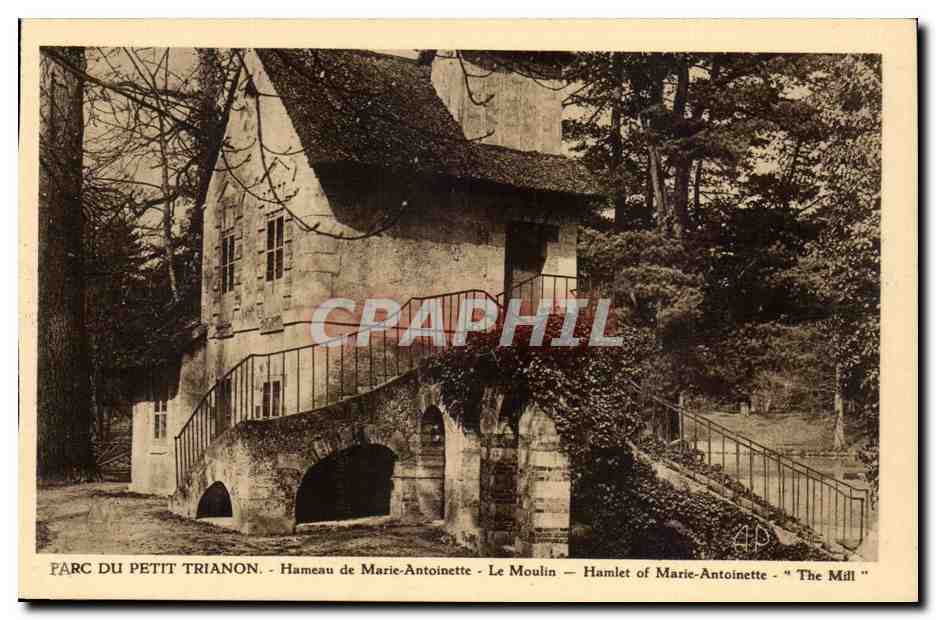Versailles - Parc du Petit Trianon - Hameau de Marie Antoinette - Le Moulin - CPA 