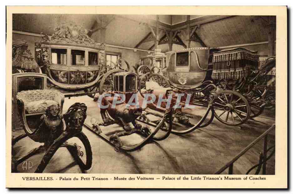 Versailles - Petit Trianon - Musee des Voitures - CPA 