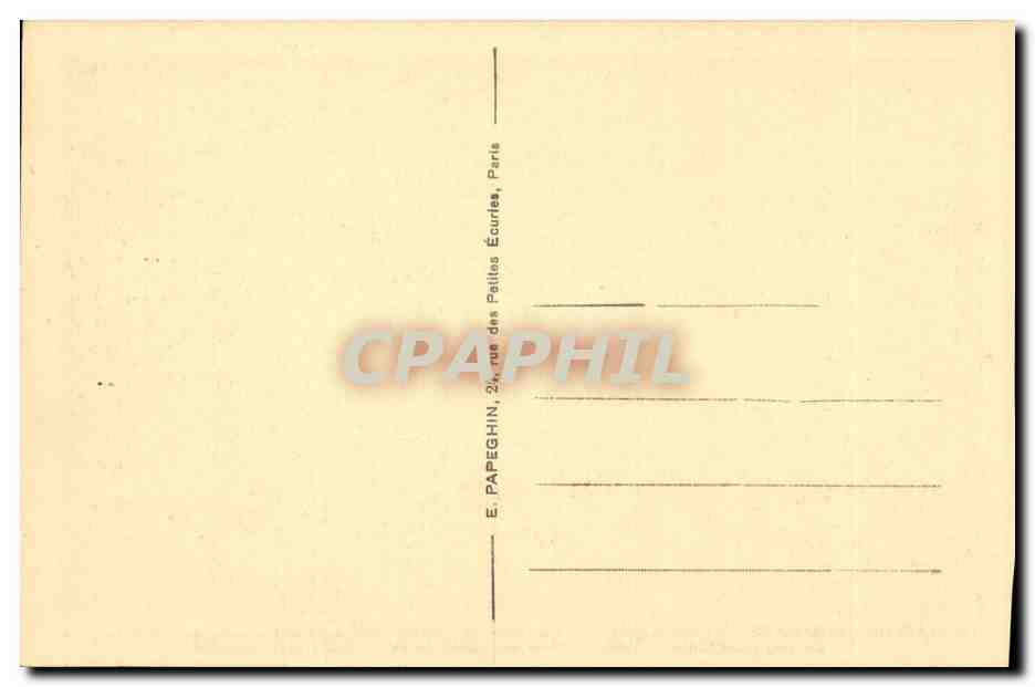 Versailles - Le Palais de Versailles - La galerie des Glaces - table signe Traite de Paix 1919 CPA  — Verso