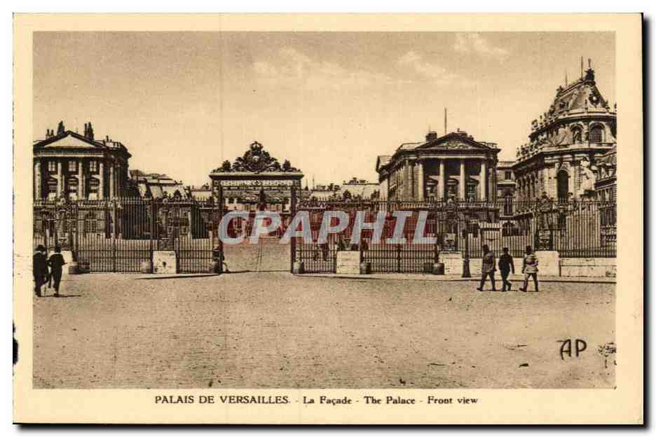 Versailles - Palais de Versailles - La Facade - CPA 