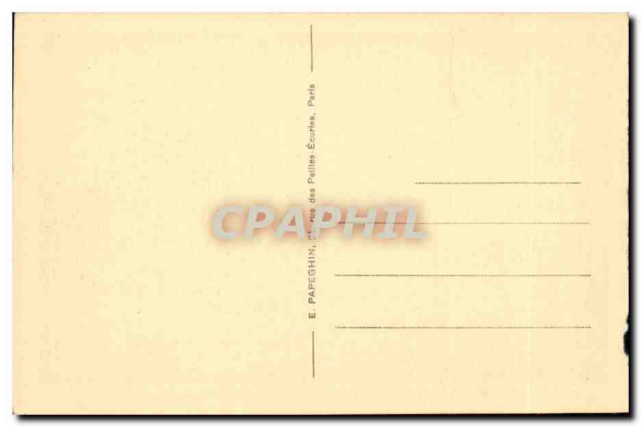 Versailles - Palais de Versailles - La Facade - CPA  — Verso