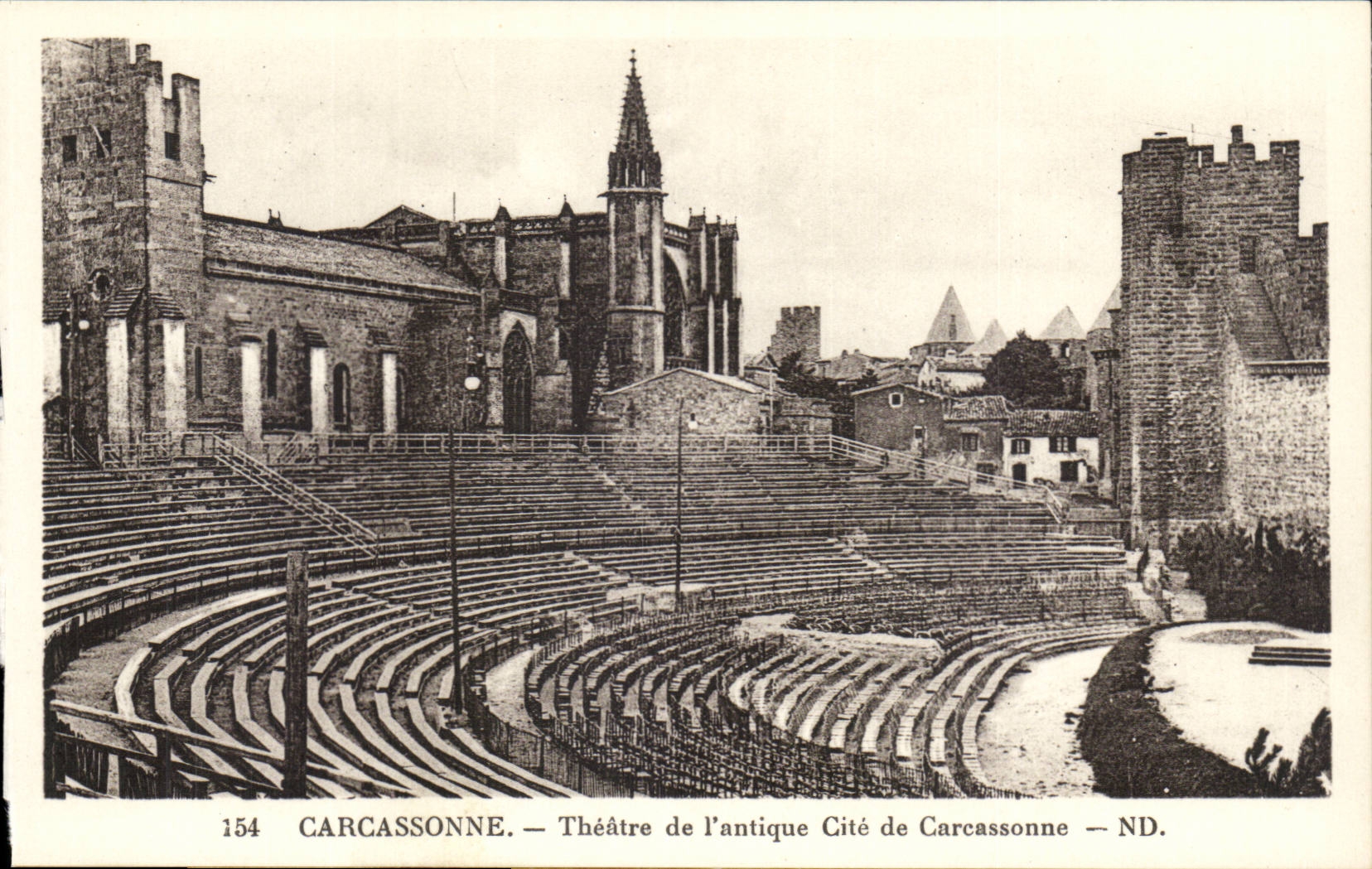 Carcassonne - Theatre de l'antique Cite - CPA 