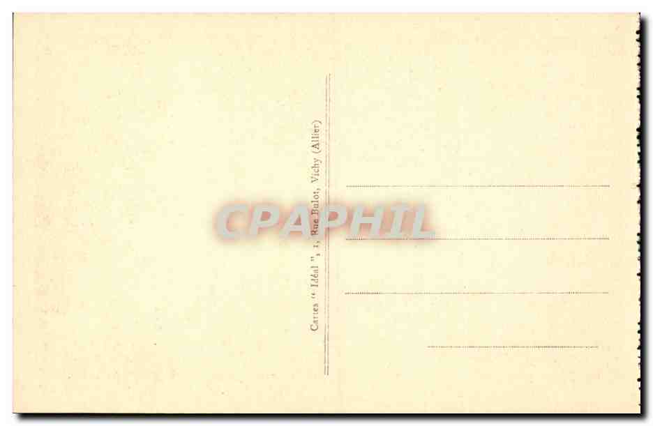 Le Lac CHAMBON — L'Auvergne Pillloresque — 3379 — Éditeur Idéal — Verso