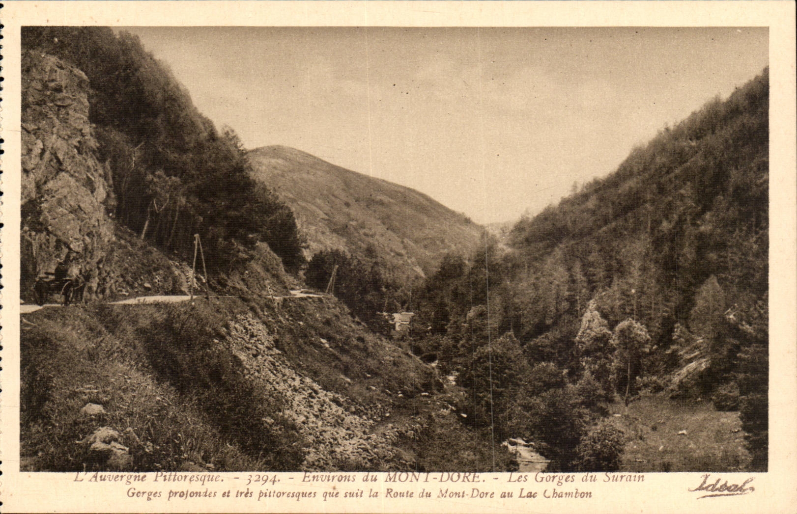 Environs de Mont Dore - Les gorges de Sur ain - CPA 