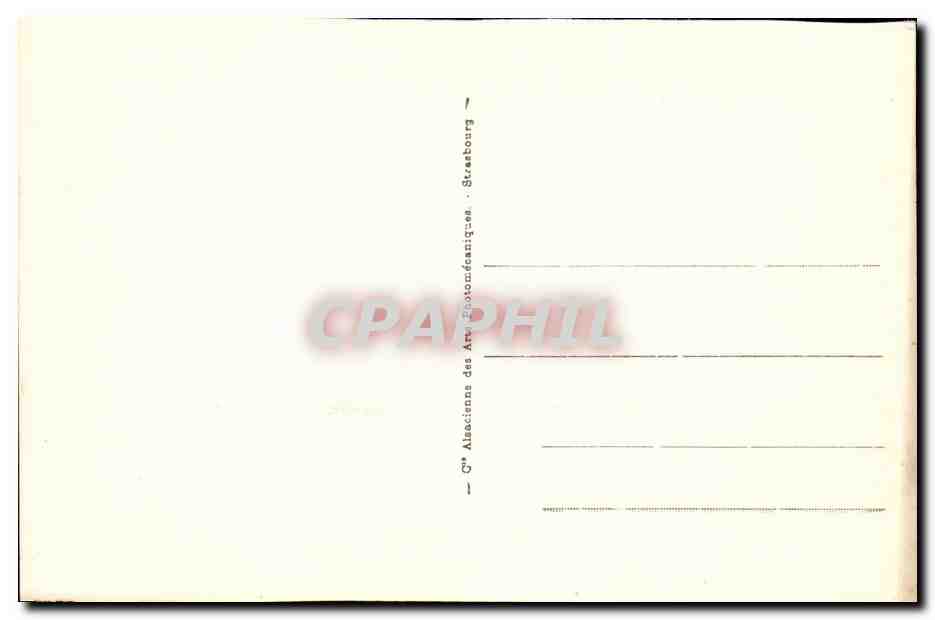 Mulhouse - La Banque de France - CPA  — Rückseite