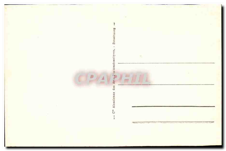 Mulhouse — Monument aux Morts de la Grande Guerre — CPAPHIL 91 — Verso