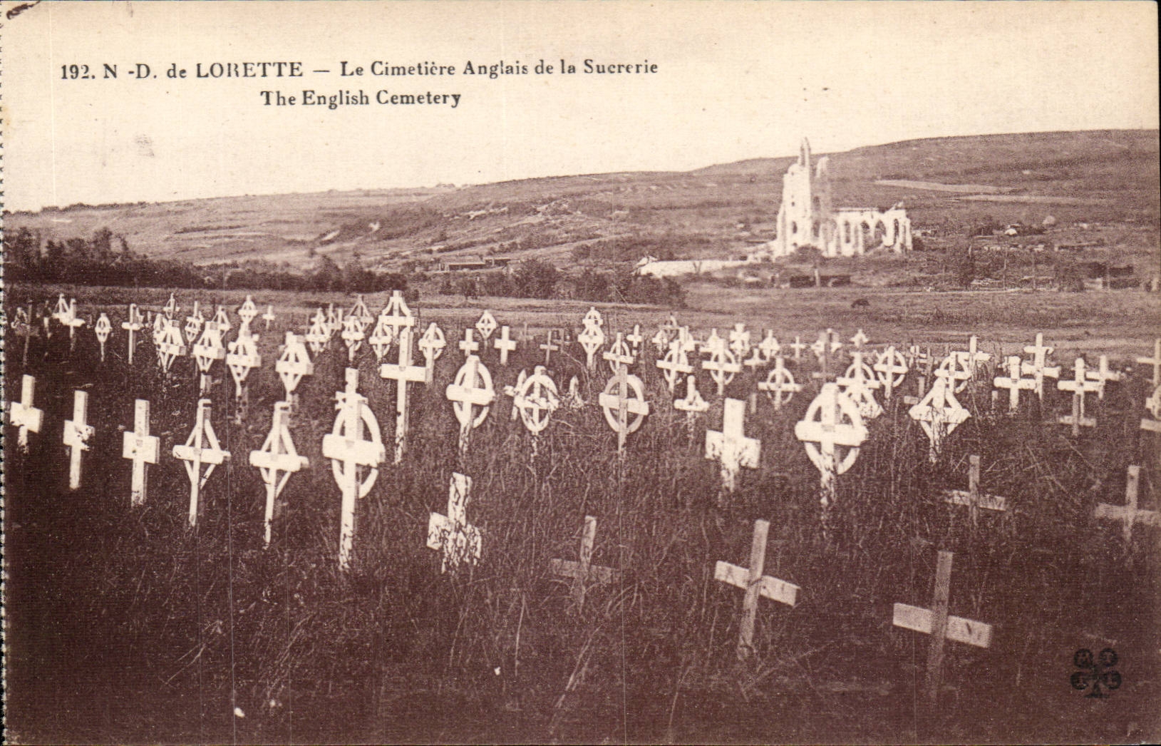 Notre Dame de Lorette - La Cimetiere Anglais de la Sucrerie - The English Cemetery - - CPA 