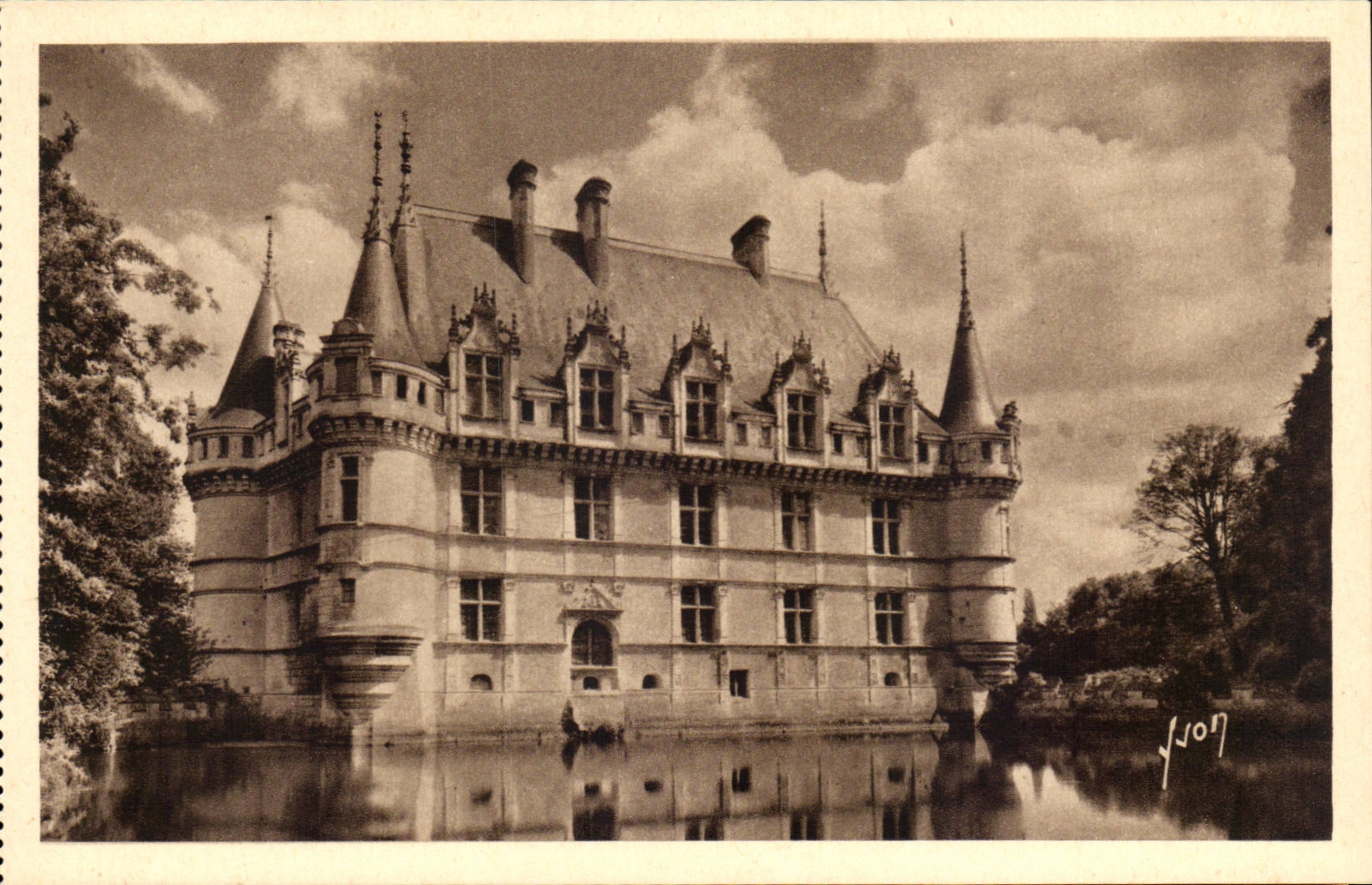Azay le Rideau - Le chateau CPA 