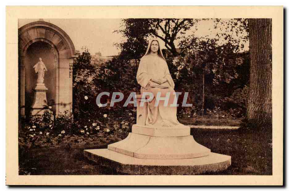 Alencon - La Pavillon - Statue de Sainte Therese de l'Enfant Jesus - CPA 