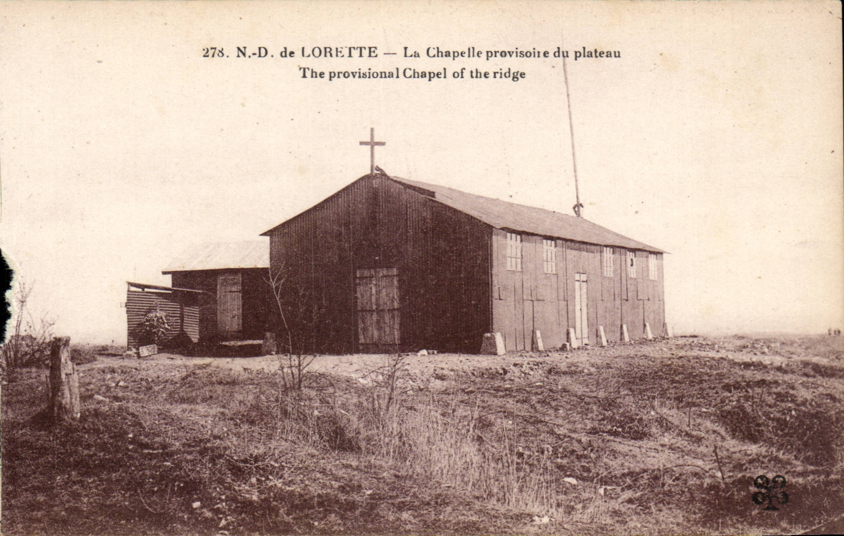Notre Dame ed la Lorette - la Chapelle provisoire du Plateau - CPA 